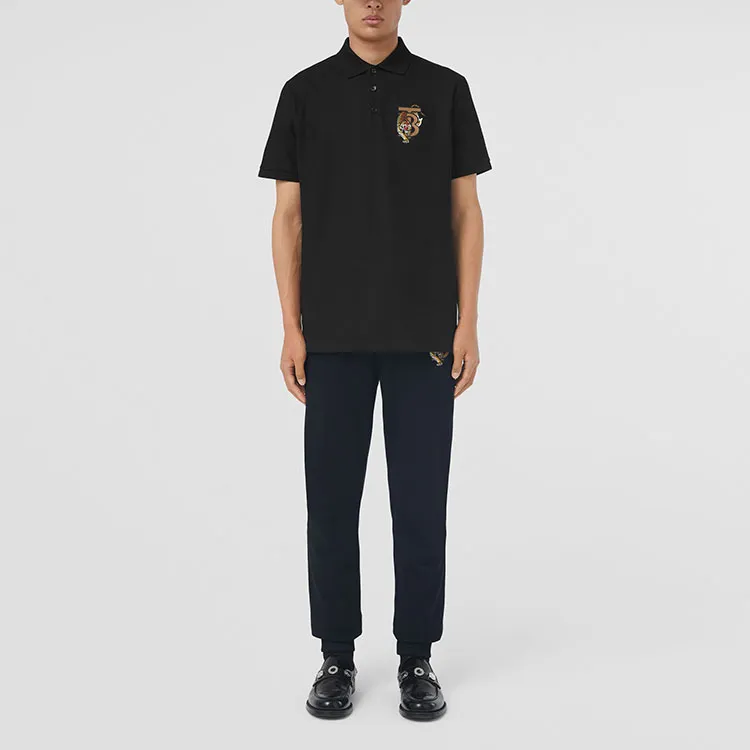 Burberry Polo Shirts Men Black-1