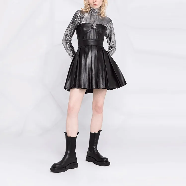 BALMAIN Cutout Detail Flared Minidress-1