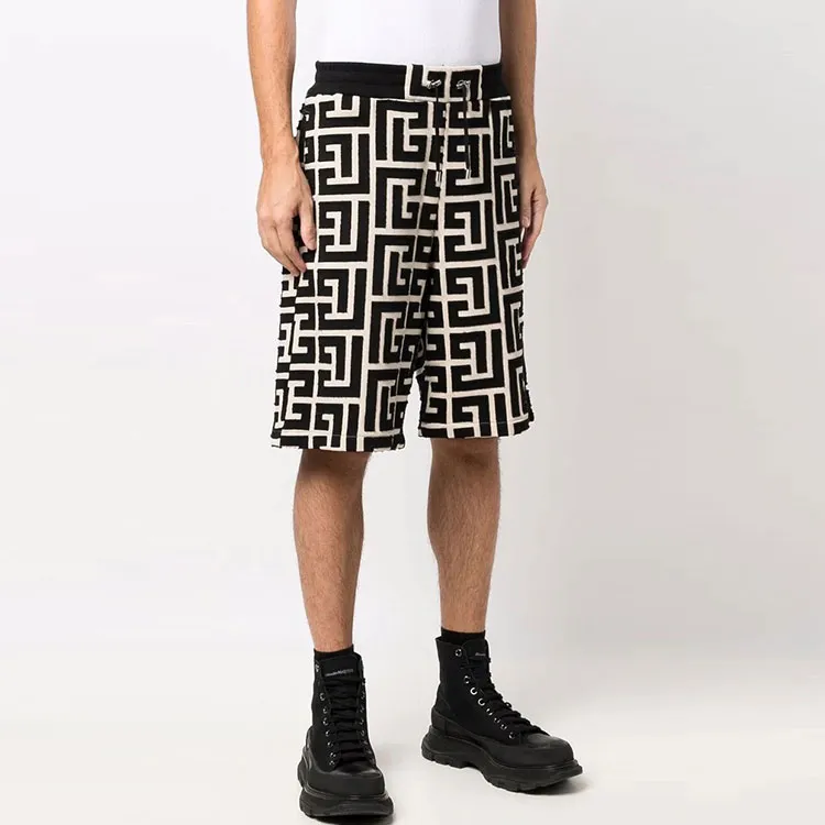BALMAIN Monogram Bermuda Short-2