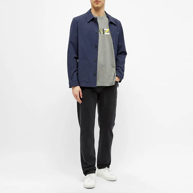 KENZO Letter Logo T Shirts Men Gray-1