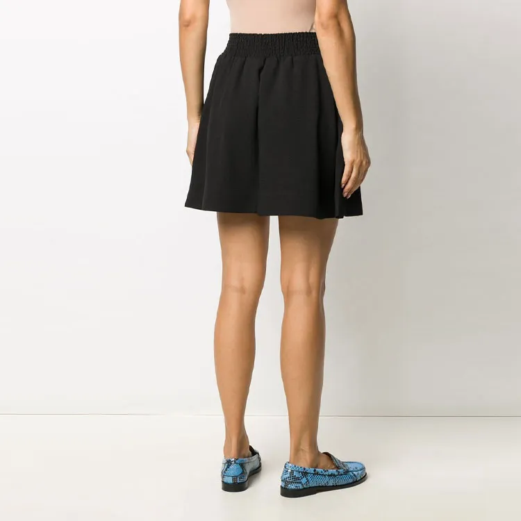 GANNI Casual Short Skirts Women's Black-3