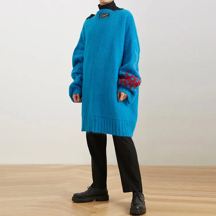 RAF SIMONS Sweaters Unisex Blue-3