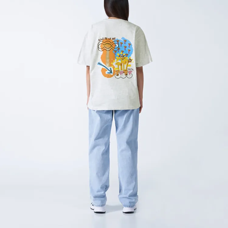 Acme De La Vie/ADLV Straight T Shirt Unisex Gray-3