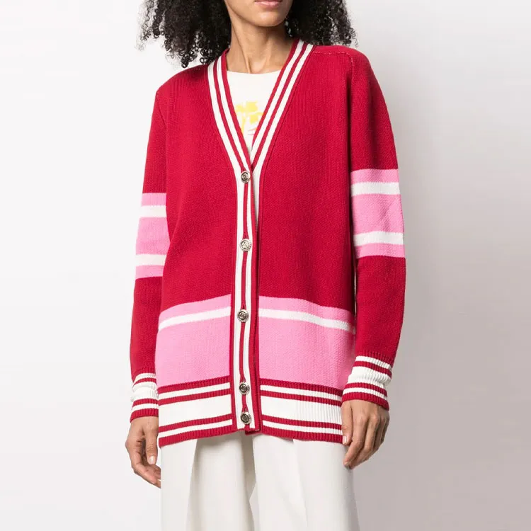 Golden Goose Loose Fit Knitwear Women's Red-1