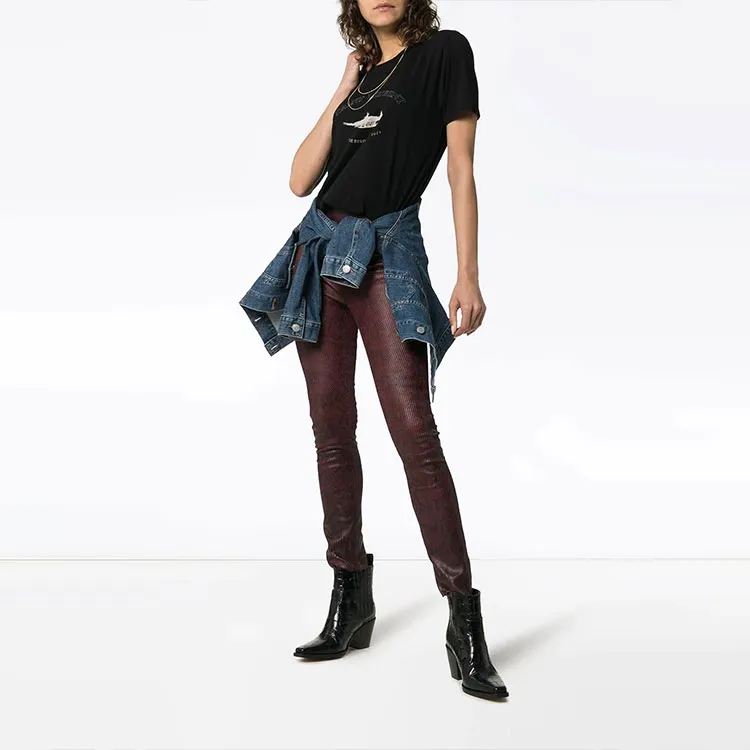 SAINT LAURENT T Shirts Women's Black-2