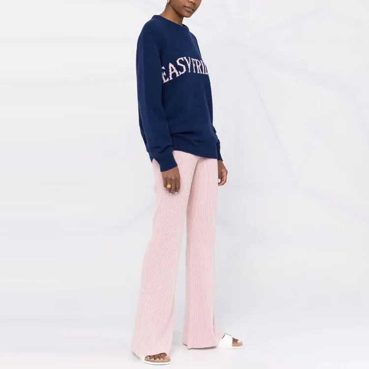 ALBERTA FERRETTI SS22 Loose Fit Sweater Women's Blue-3