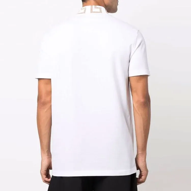 VERSACE Greca Short sleeved Polo Shirt-3