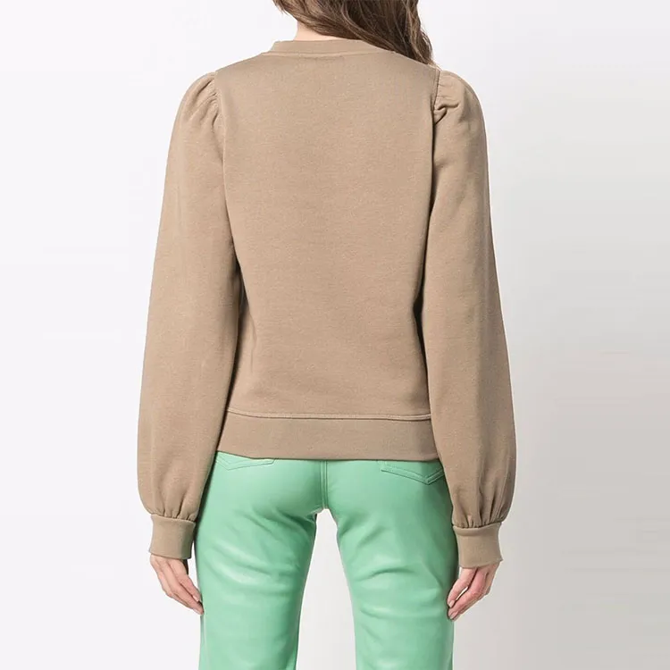 GANNI Sweatshirts Women's Khaki-3