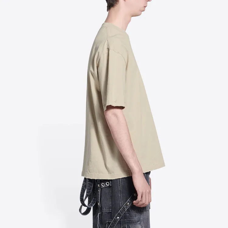 Balenciaga SS22 T Shirt Men's Beige-3