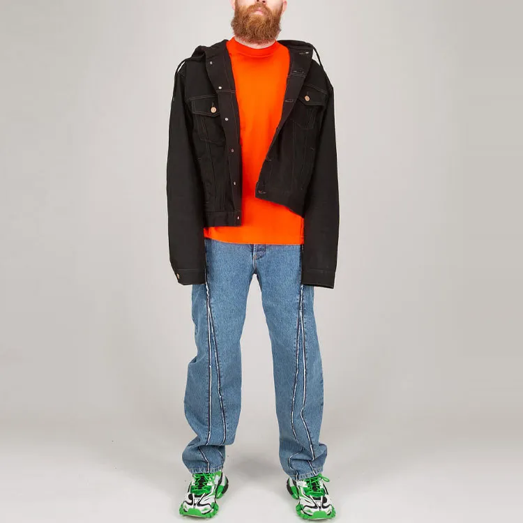 Balenciaga T Shirt Loose Fit Men's Orange-3