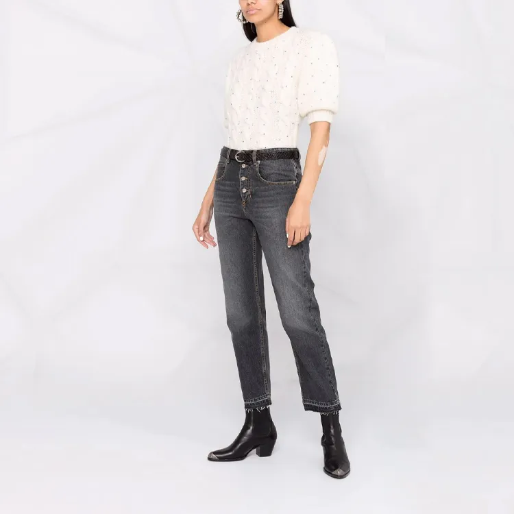 ISABEL MARANT ETOILE High-rise Tapered Jeans-2