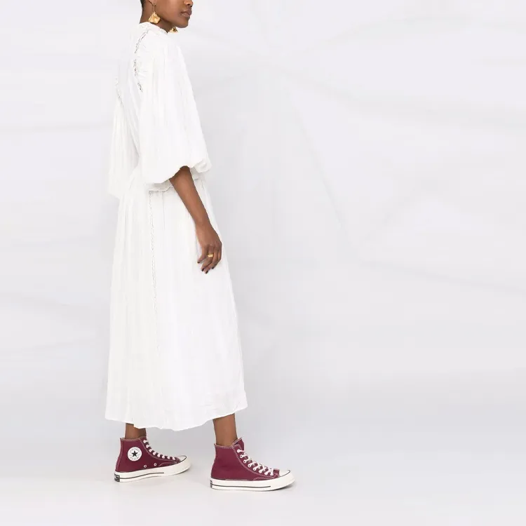 ISABEL MARANT Long-Sleeved Dresses Women's White-3