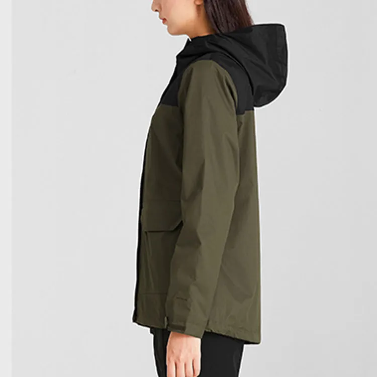 THE NORTH FACE City Outdoor Collection Windbreaker Jackets Women's Olive Green-4