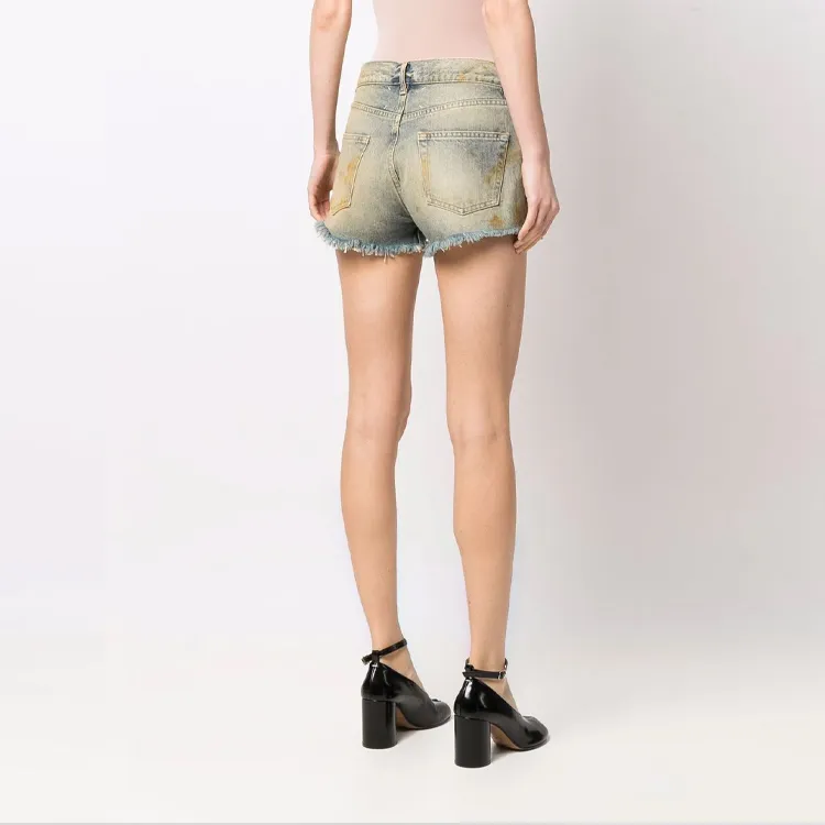 Maison Margiela Denim Shorts Women's Blue-2