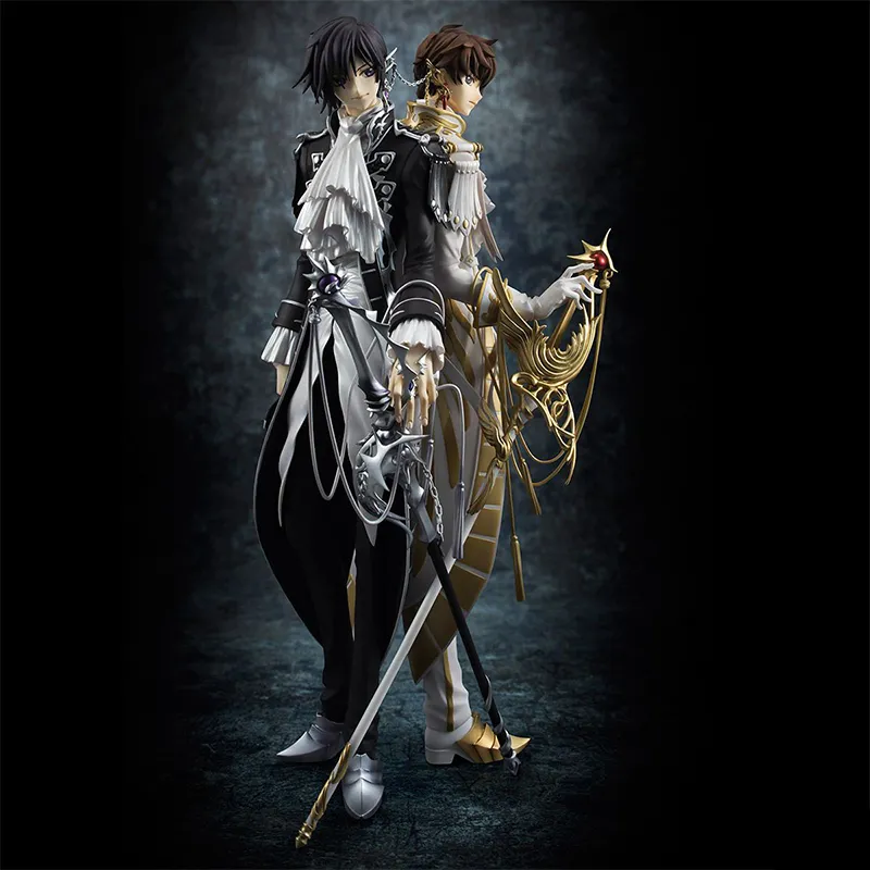 MegaHouse G.e.m. Code Geass Rebellion Of Luluus R2 Kiritsugu, Suzaku & Luluus Lamperouge Scale Figures 24cm-3