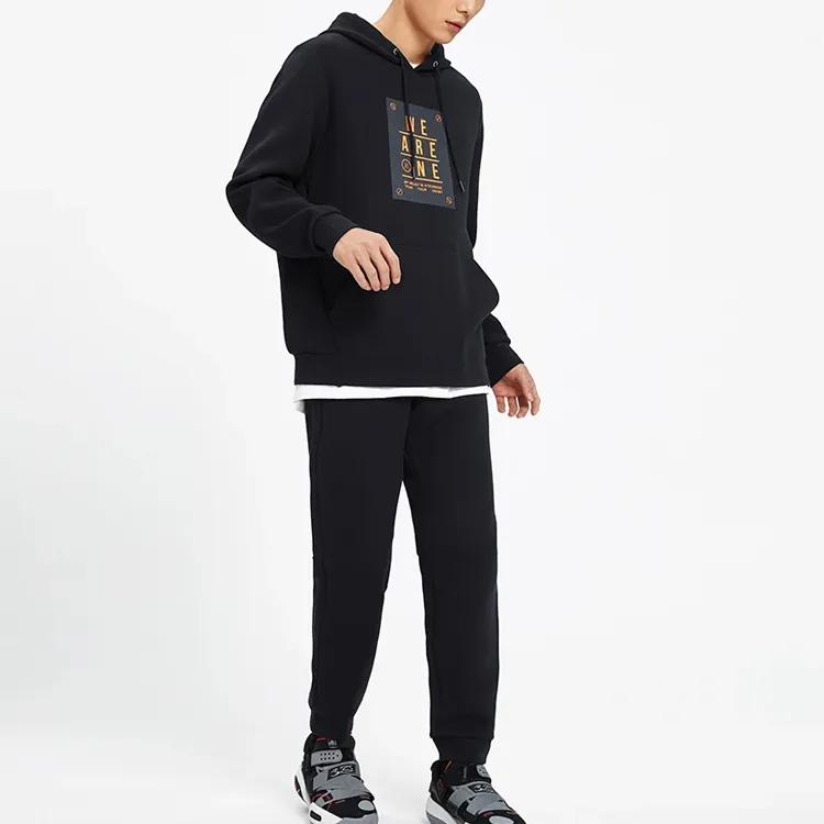 LiNing Knitted Sports Pants Men's Black-3