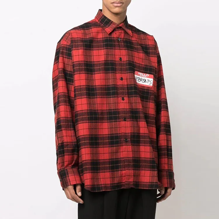 Vetements Plaid Shirt-2