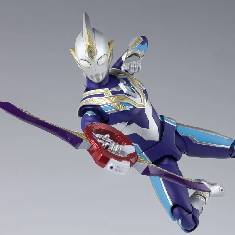BANDAI Ultraman Trigger Bandai Soul Limited SHF Ultraman Sky Form Action Figures 15cm-5