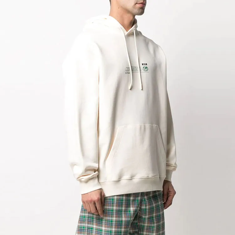 MSGM Fantastic Green Print Hoodie-5