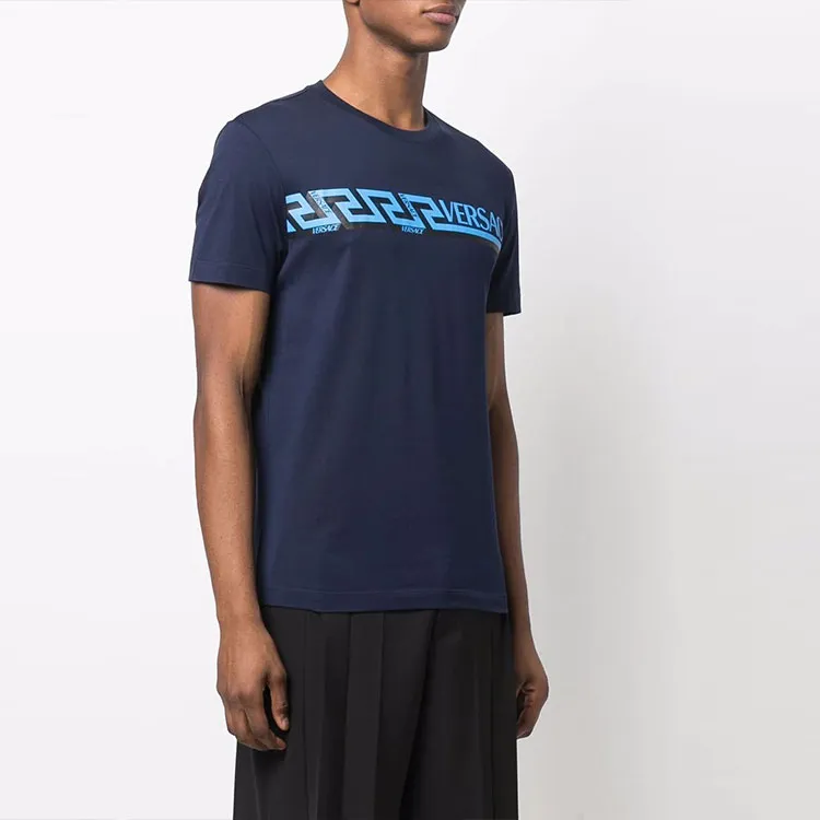 VERSACE T Shirts Men Blue-3