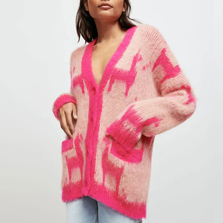 Maje Sweaters Women's Pink-3