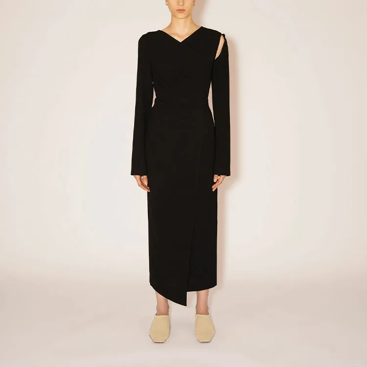 NANUSHKA Long-sleeved Wrap Dress-1