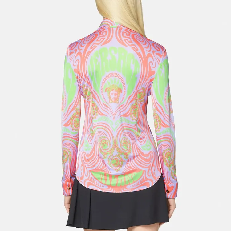 VERSACE Shirts Women's Pink-3