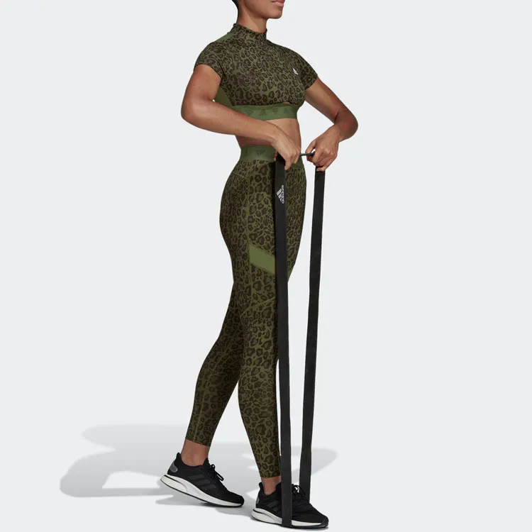 Adidas Sports Pants Women's Dark Olive Green-1