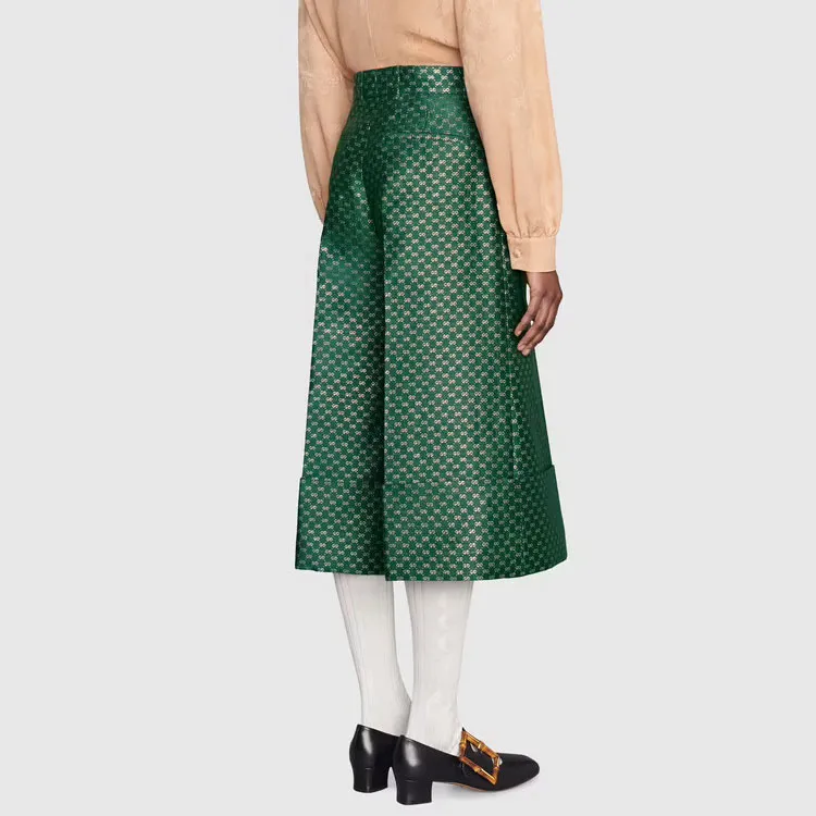 GUCCI Knitted Sweatpants Women's Green-3