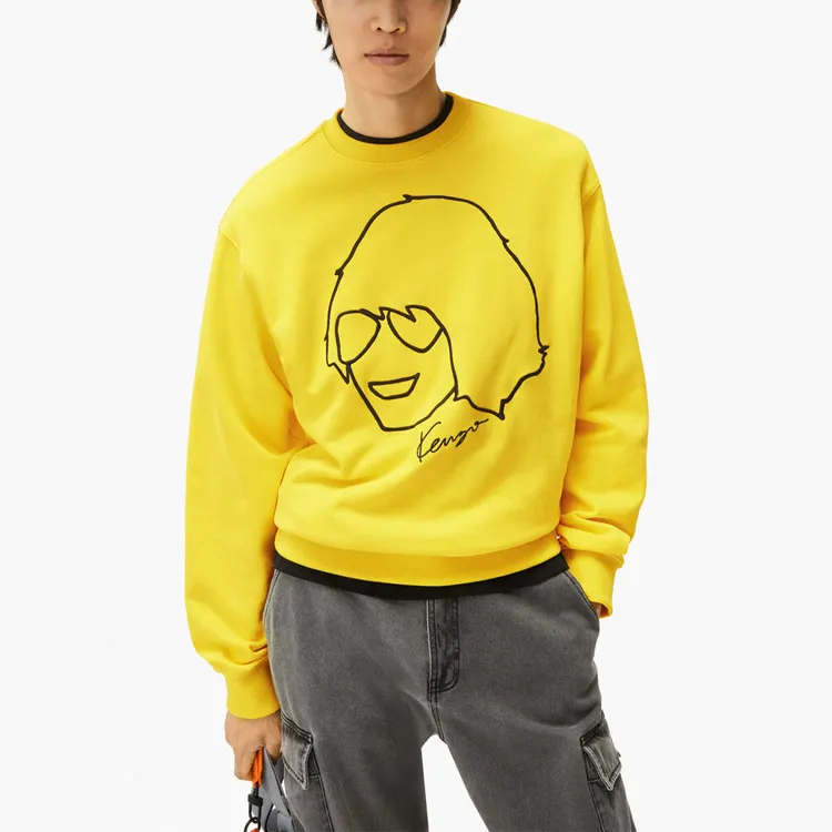 KENZO Sweatshirts Men Yellow-3