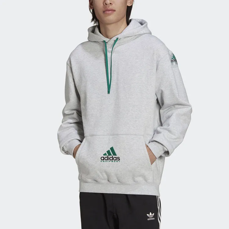 Adidas Originals EQT Sweatshirts Men Light Heather Gray-1