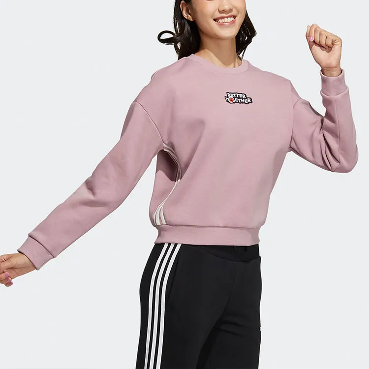 Sesame Street X Adidas Neo Sesame Street Co branded Collection Sweatshirts Women's Purple Pink-2