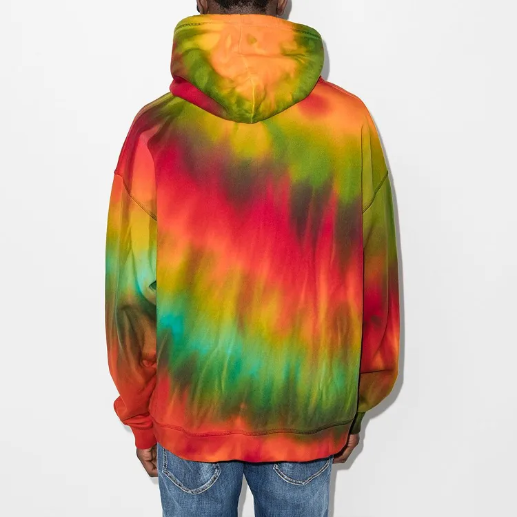 DSQUARED 2 Reverse logo Tie dye Hoodie-3