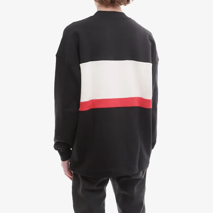 DIESEL Logo Flocked Crewneck Sweatshirt-4