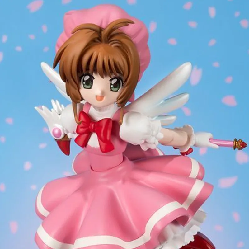 BANDAI Sakura Kinomoto Shf Cardcaptor Sakura Action Figures-4