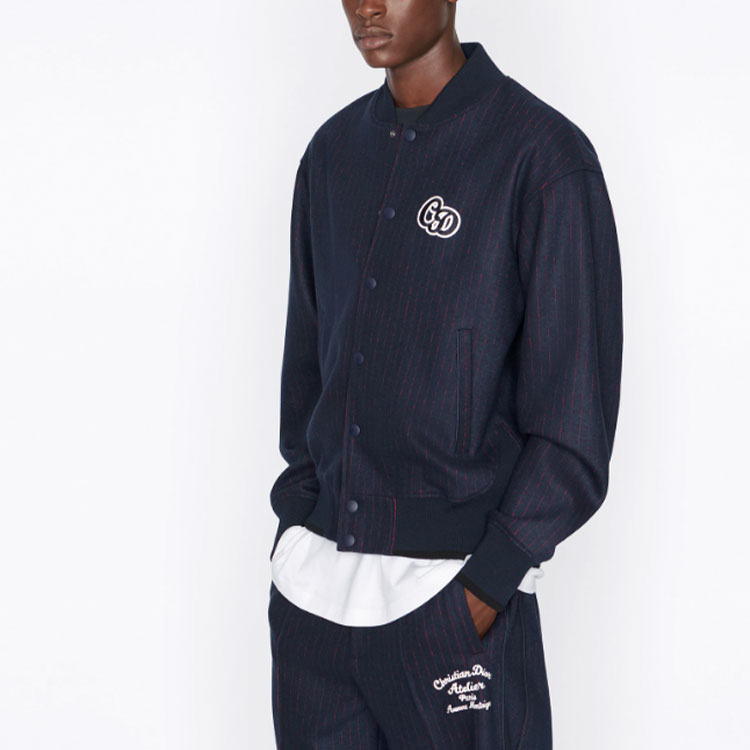 DIOR Jackets Men Blue - POIZON