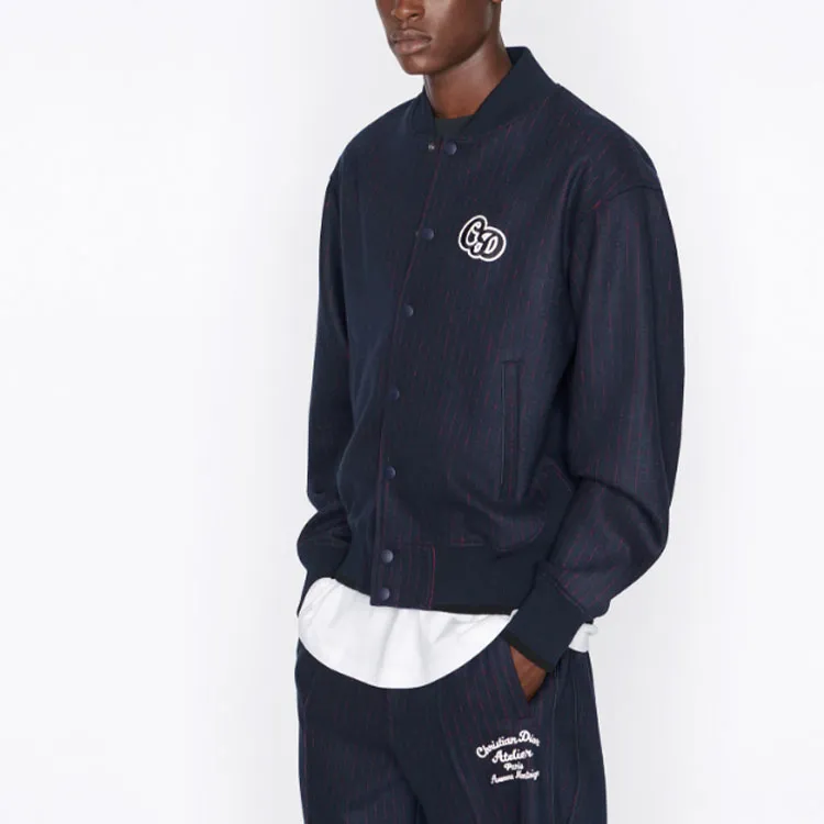 DIOR Jackets Men Blue-4