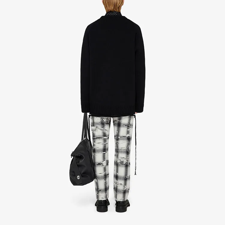 Givenchy SS22 Men Cardigan In Wool With Padlock Closing-2