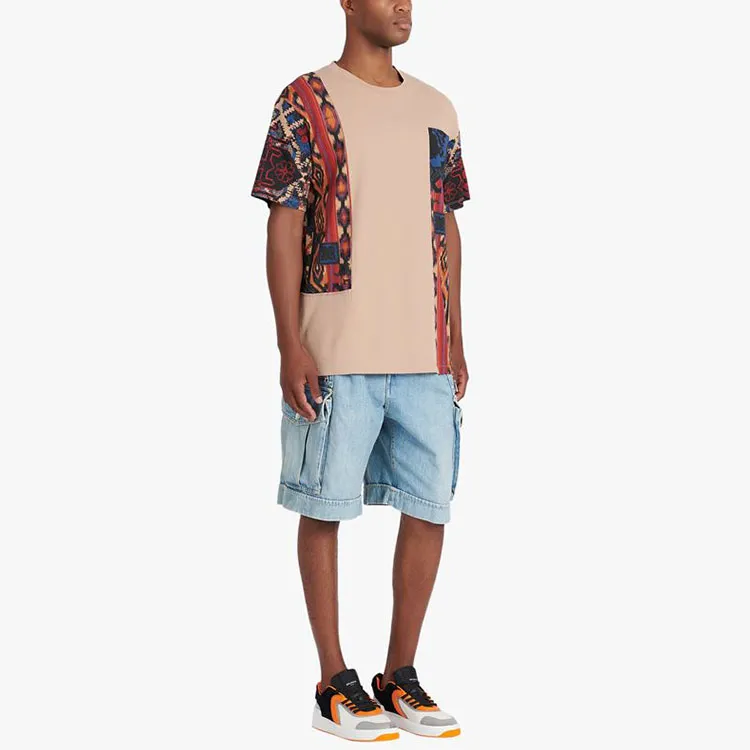 BALMAIN T-Shirts Men Beige-4