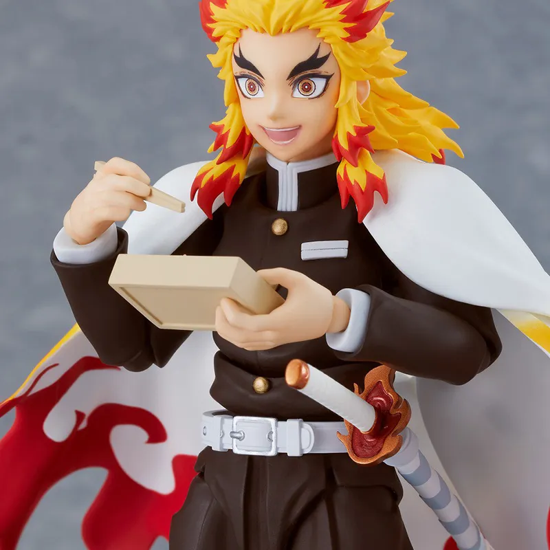 MAX Factory Kyojuro Rengoku Figma#553 Demon Slayer  Kimetsu No Yaiba Action Figure Scale Figures 15.5cm-3