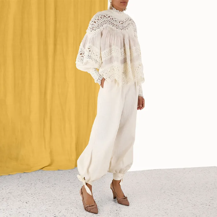 Zimmermann Slouchy Linen Trousers-3