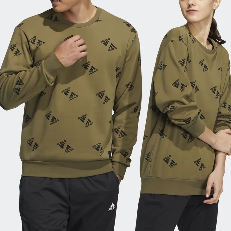 Adidas Sweatshirts Unisex Green-1