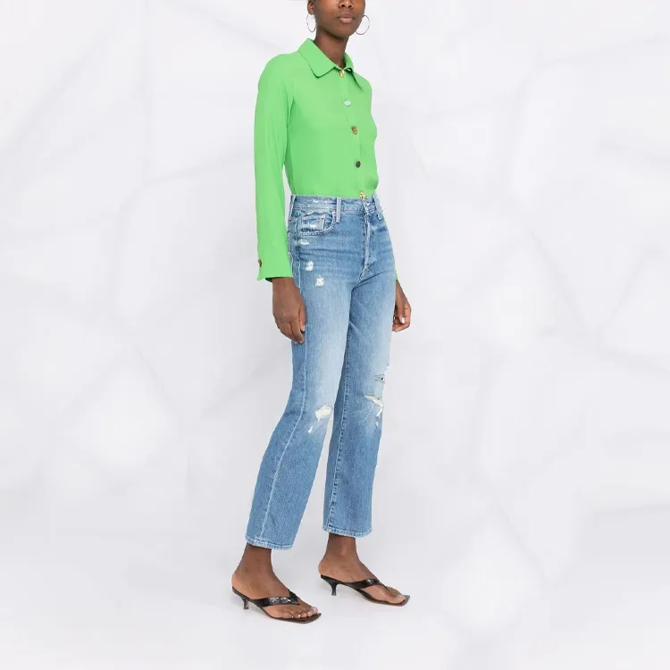MOTHER Distressed Kick flare Jeans-3