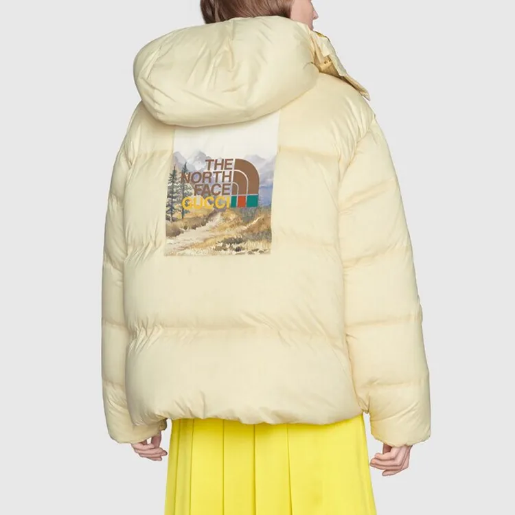 GUCCI X The North Face Padded Jacket Ivory-4