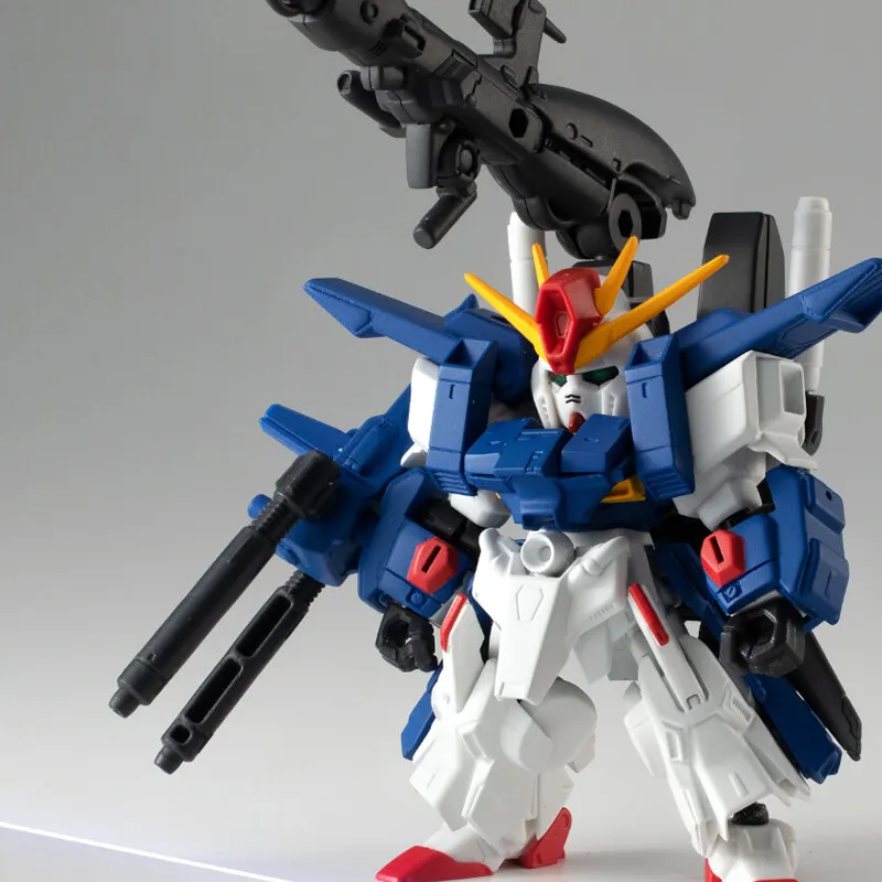 BANDAI MSE EX Edition Mobile Suit Gundam Full Armor Type ZZ Gundam Model Kits 6.5cm-4