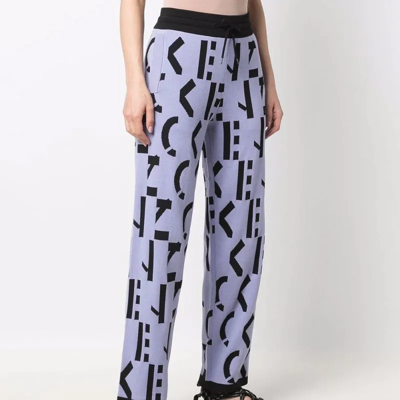 KENZO Monogram Drawstring Pants-3