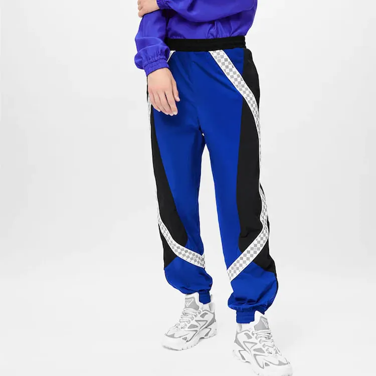LOUIS VUITTON SS22 Knitted Sports Pants Men's Blue-5