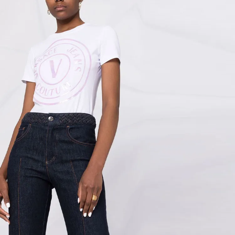 VERSACE JEANS COUTURE SS22 T Shirt Women's White-4