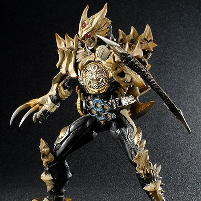 BANDAI Kamen Rider GEATS Kamen Rider OOO Sigman Limited SIC Kamen Rider, Shocker Leader Action Figures-4