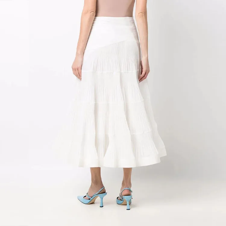 Zimmermann Casual Long Skirts Women's White-2